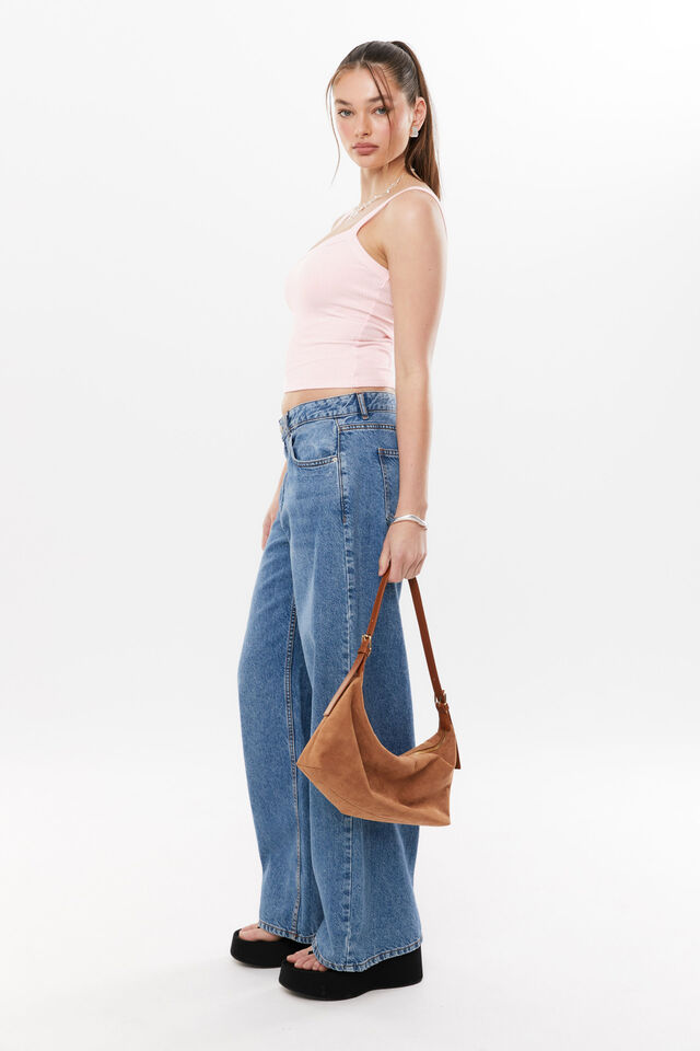 Riri Scoop Neck Tank, SHERBERT PINK
