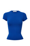 Luxe Longline Tee, BELLA BLUE - alternate image 6