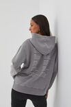 Paige Oversized Printed Hoodie, WASHED NEW YORK GREY/NYC TO LDN - alternate image 5