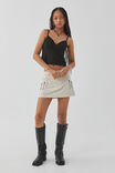 Millie Cargo Mini Skirt, BLEACHED BEIGE - alternate image 3