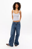 Riri Scoop Neck Tank, GREY MARLE - alternate image 2