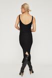 Millie Knit Midi Dress, BLACK