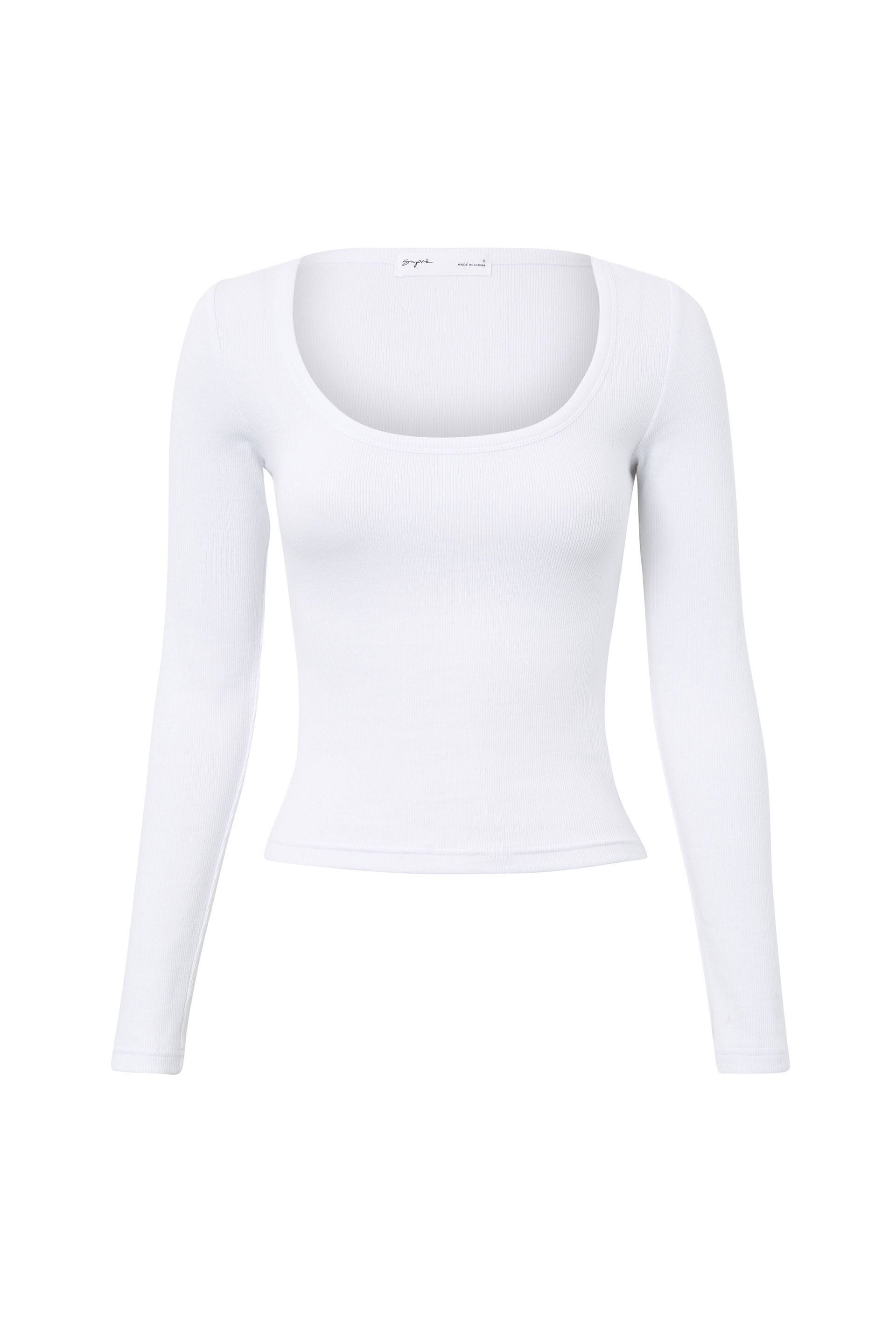 Riri Scoop Neck Long Sleeve Top