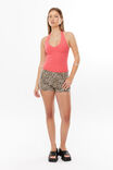 Luxe Halter Top, WATERMELON - alternate image 1