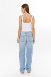 Low Rise Straight Jean, BARCELONA BLUE - alternate image 3
