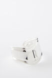 SILVER/WIDE CUFF