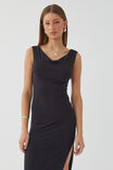 Soft Capri Maxi Dress, BLACK - alternate image 2