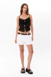 Amy Tie Front Cami, BLACK - alternate image 2