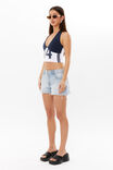Nikki Graphic Halter Top, ALL STAR NAVY/14 - alternate image 5