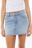 Maya Denim Mini Skirt, L.A. BLUE - alternate image 4