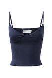Luxe Strappy V Neck Cami, ALL STAR NAVY - alternate image 6