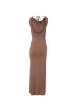 Soft Capri Maxi Dress, BROWN CAROB - alternate image 7