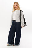 Brydie Button Through Cardigan, GREY MARLE - alternate image 5