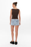 Luxe Open Neck Top, ESPRESSO BROWN - alternate image 3