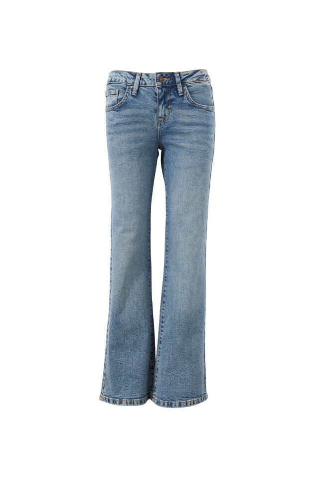 Low Stretch Bootleg Jean, MEXICO BLUE