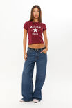 Harlow Graphic T Shirt, CHERRY RIPE/MILAN STAR - alternate image 2