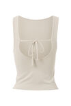 Luxe Backless Tank, COOL BEIGE - alternate image 7