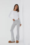 Luxe Backless Long Sleeve Bodysuit, WHITE - alternate image 5