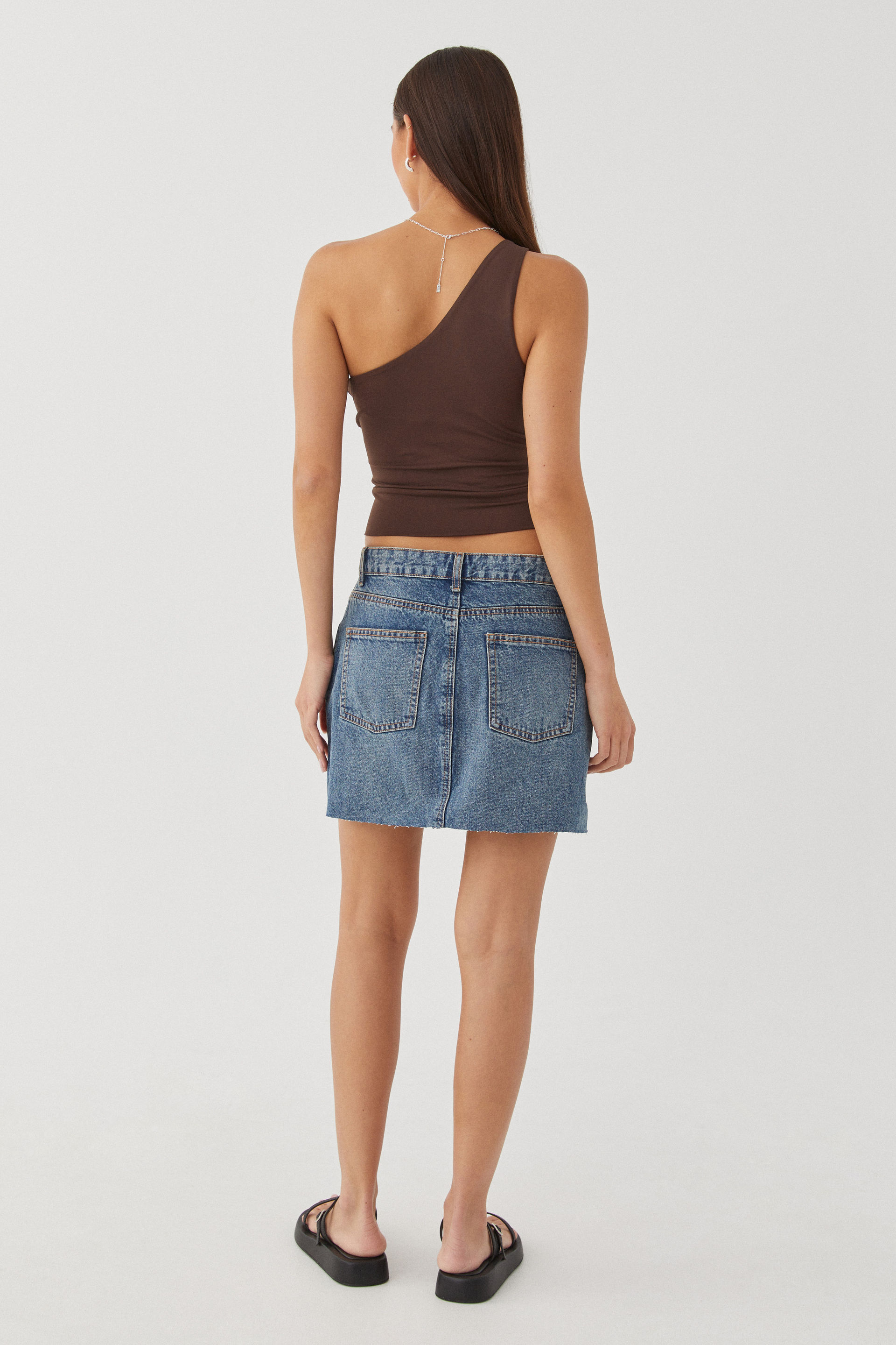 Supre discount denim skirt