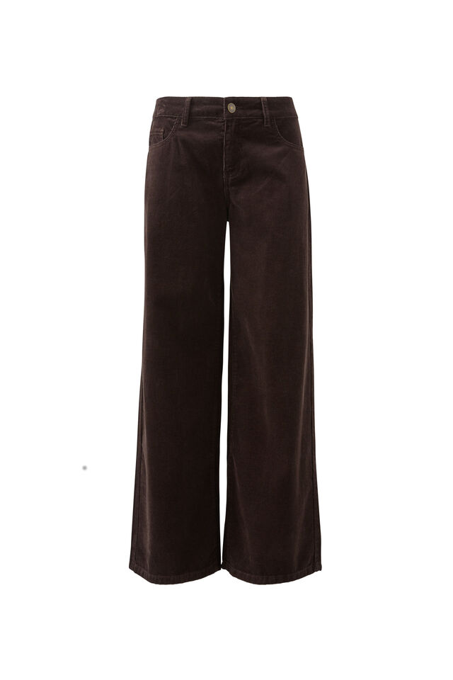 Low Rise Baggy Jean, BRUNETTE BROWN CORDUROY