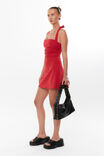 Kylie Halter A-Line Mini Dress, LIPSTICK RED - alternate image 4