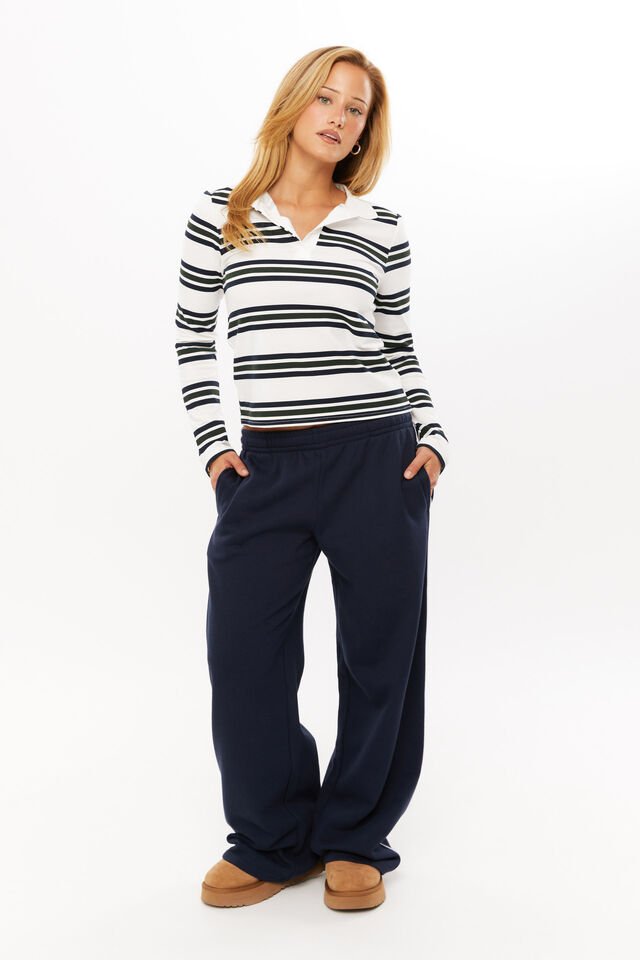 Stella Long Sleeve Top, SPORTY STRIPE