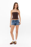 Soft Longline Tube Top, ESPRESSO BROWN - alternate image 2