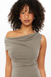 Carly Cowl Neck Top, OLIVE GREEN - alternate image 5