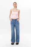 Riri Scoop Neck Tank, SHERBERT PINK - alternate image 2