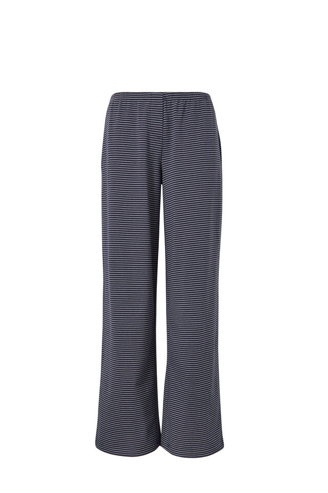 Jade Jersey Lounge Pant, WASHED NAVY/WHITE STRIPE