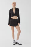 Carli Cropped Blazer, BLACK - alternate image 2