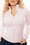 Tammy Active Zip Through Jacket, GLOSS PINK - alternate image 4