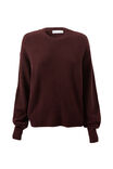 Romee Crew Neck Knit Jumper, WINTER WINE - alternate image 6