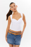 Soft Jolene Top, WHITE - alternate image 5
