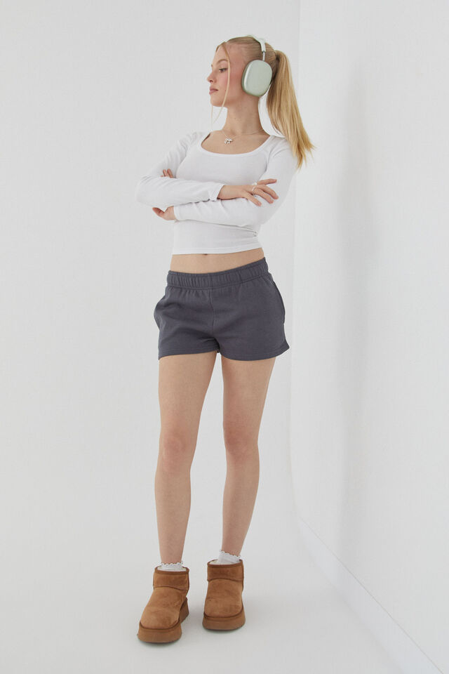 Malia Sweat Short, NAVY SMOKE