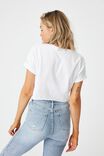Ciara Crop T Shirt, WHITE