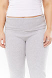 Fold Back Flare Pant, GREY MARLE - alternate image 6