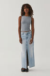 Luxe Cropped Tank, MOONLIGHT GREY - alternate image 4