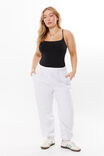 90S Jogger Track Pant, LIGHT GREY MARLE - alternate image 1