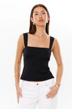Remi Backless Top, BLACK - alternate image 2