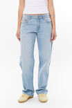 Low Rise Straight Jean, BARCELONA BLUE - alternate image 2