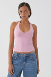 Luxe Halter Top, MUTED ORCHID - alternate image 1