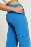 Phoebe Low Rise Slim Cargo Pant, BAHAMA BLUE