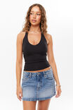 Maya Denim Mini Skirt, ARCTIC BLUE - alternate image 2