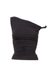 Luxe Bree Ruched Twist Top, BLACK - alternate image 6
