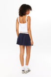 Penny Fleece Mini Skirt, MIDNIGHT NAVY - alternate image 3