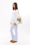 Fold Back Flare Pant, DELICATE BLUE - alternate image 5