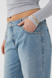 Low Rise Bootleg Jean, SURF BLUE - alternate image 4