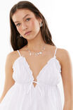 Tori Babydoll Cami, WHITE - alternate image 4