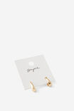 GOLD/TAPERED HOOP
